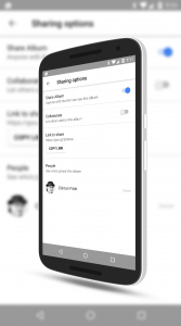 Google Photos Album Sharing