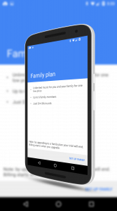 Google Play Music Family Plan