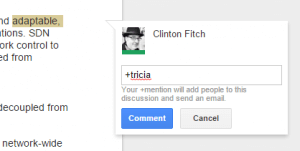 Google Docs for Web Comments