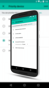 Google OnHub Device Priority Settings