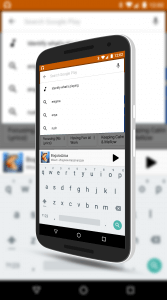 New Search View in Google Play Music