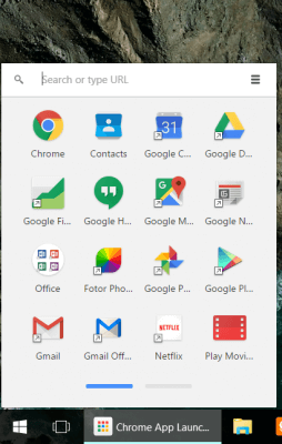 Chrome App Launcher