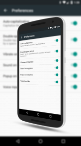 Google Keyboard Settings in Android