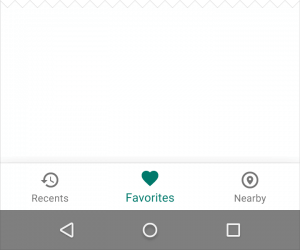 Material Design Bottom Navigation Layout