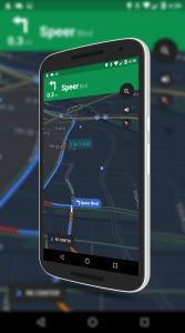 Navigation Bubbles in Google Maps