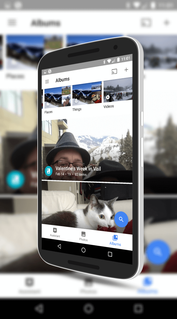 New Albums View in Google Photos