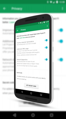 Project Fi Network Diagonstics Permissions