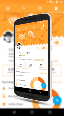 Stats in Swarm for Android
