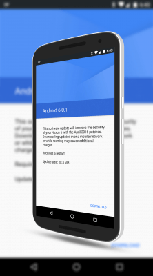 Android Marshmallow April Update OTA