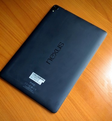 Back of the Nexus 9