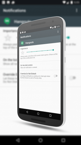 Changing Per App Notification Priority