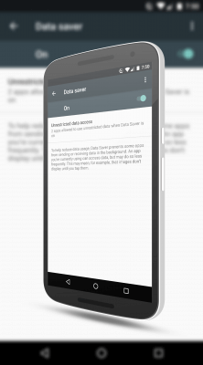 Data Saver Settings in Android N