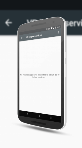 VR Helper App List in Nougat