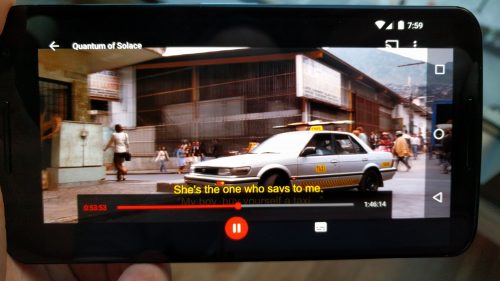 New Progress Bar in Google Play Movies & TV