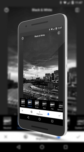 Snapseed Improved Black & White Filters