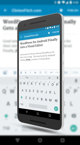 WordPress Visual Editor on Android