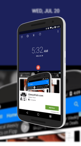 Google Clock Supports Multi-Screen in Nougat