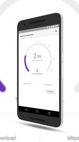 Internet Speed Test in Google Search