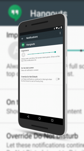 App Notification Control Settings