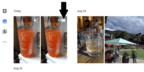 Google Photos Web Supports Burst Photos