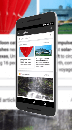 New Wikipedia Explore Feed