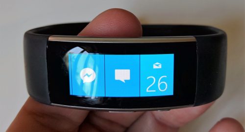Tiles of the Microsoft Band 2