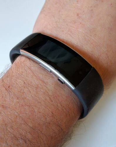 Wearing the Microsoft Band 2