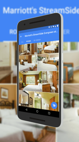 Hotel Room Gallery in Google Maps