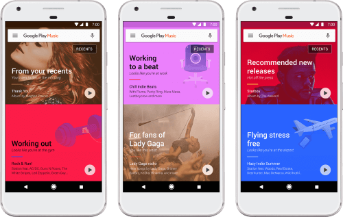 New Google Play Music