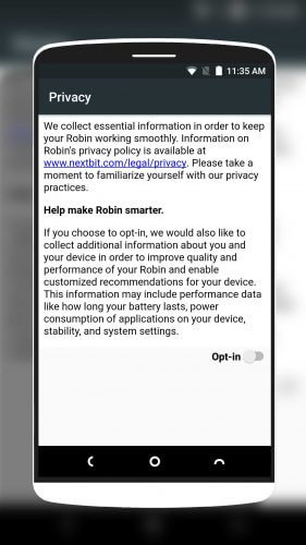 Nextbit Robin Opt-In
