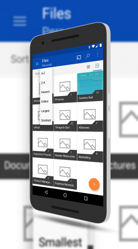 OneDrive Sorting Options