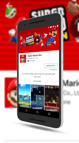 Super Mario Run Registration