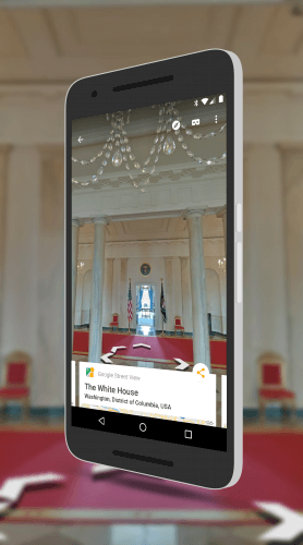 The White House on Google Street View