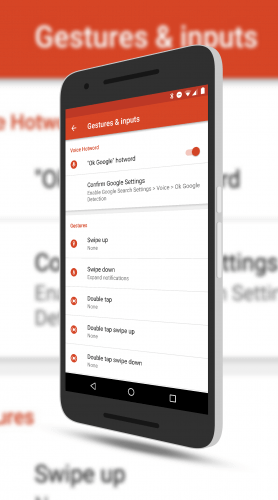 Configuring Gestures in Nova Launcher