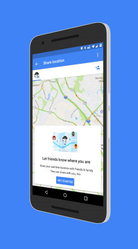Google Maps Location Sharing
