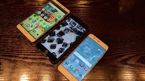 Mate 9, iPhone 7 Plus and Huawei P10
