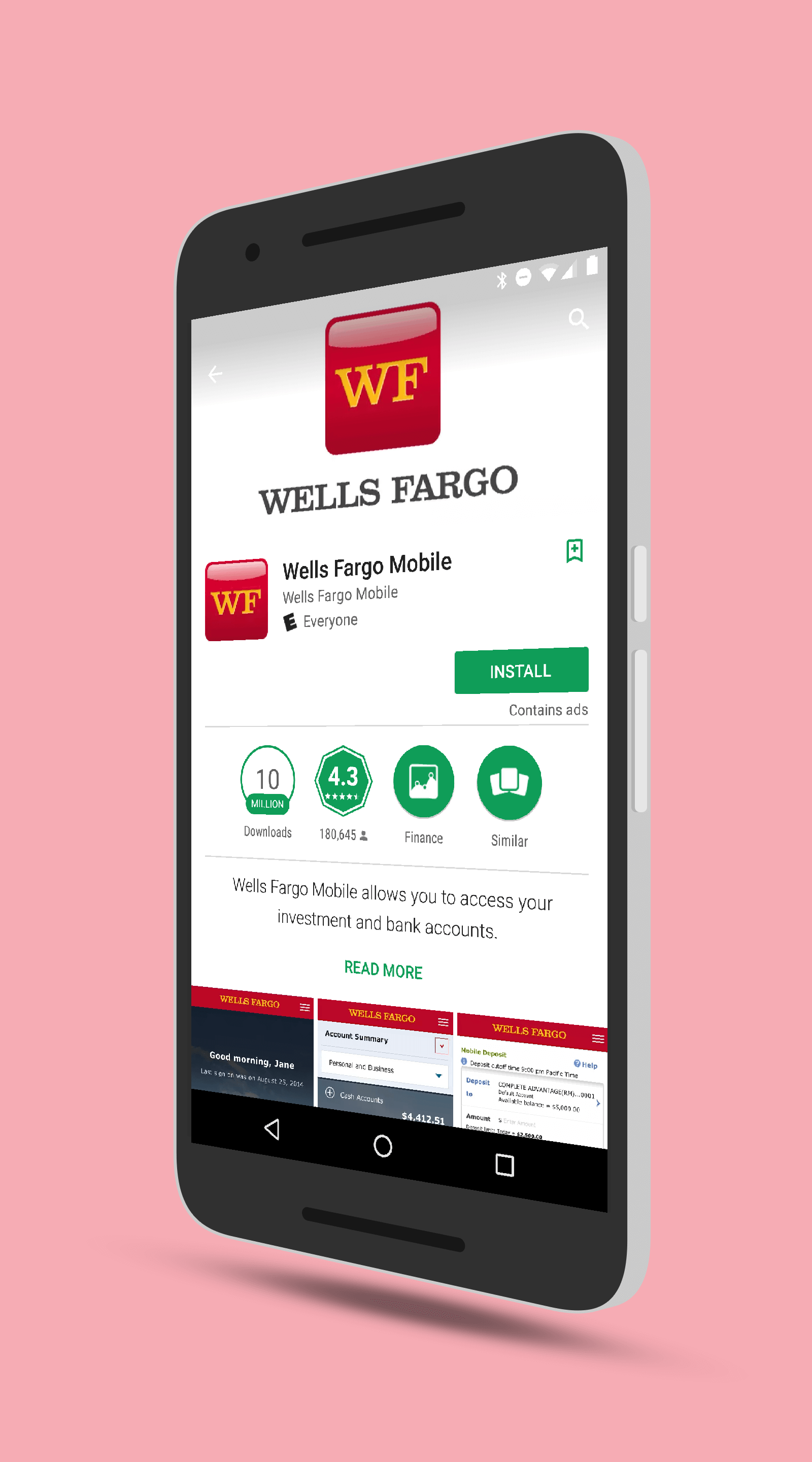 how to access wells fargo full site on phone