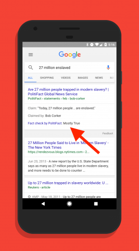 Google Search Fact Checking
