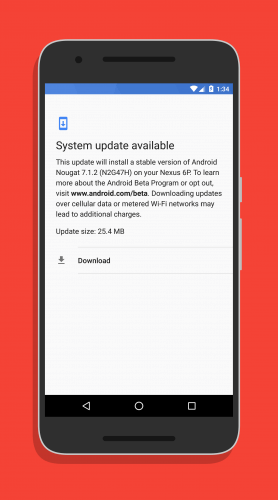Official Nougat 7.1.2 build for Nexus 6P