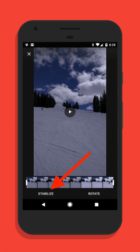 Video Stabilization in Google Photos