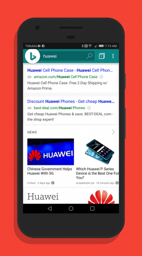 Bing for Android