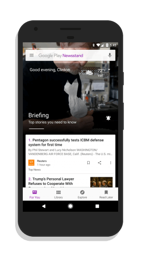 Google Play Newsstand
