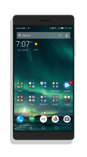 Microsoft Arrow Launcher - Huawei P10