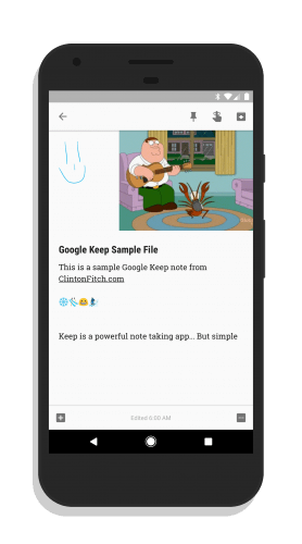 Google Keep for Android