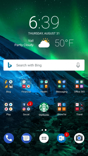 Screenshot from OK Google