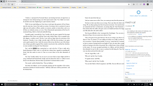 Improved eBook Reading in Microsoft Edge