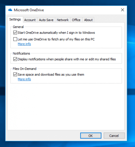 OneDrive Files on Demand