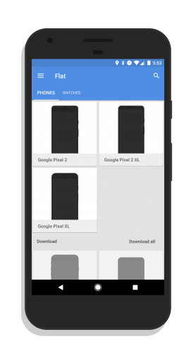 Screener Google Pixel 2 Frames