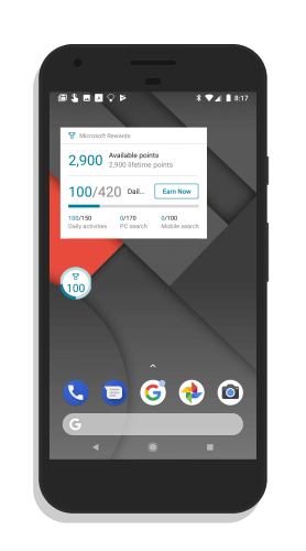 Bing Rewards Widgets