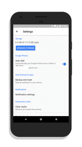 Enabling the Google Photos Folder in Google Drive